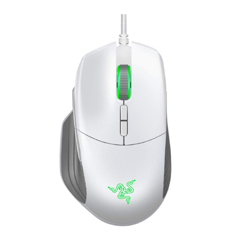 Mouse Usb Razer Wired Gaming Rgb Basilik White RAZ0102330300R3M1